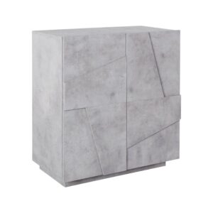 Wohnli Möbelsuche - Sideboard aus Zement mit Holzeffekt 81x44h86 cm