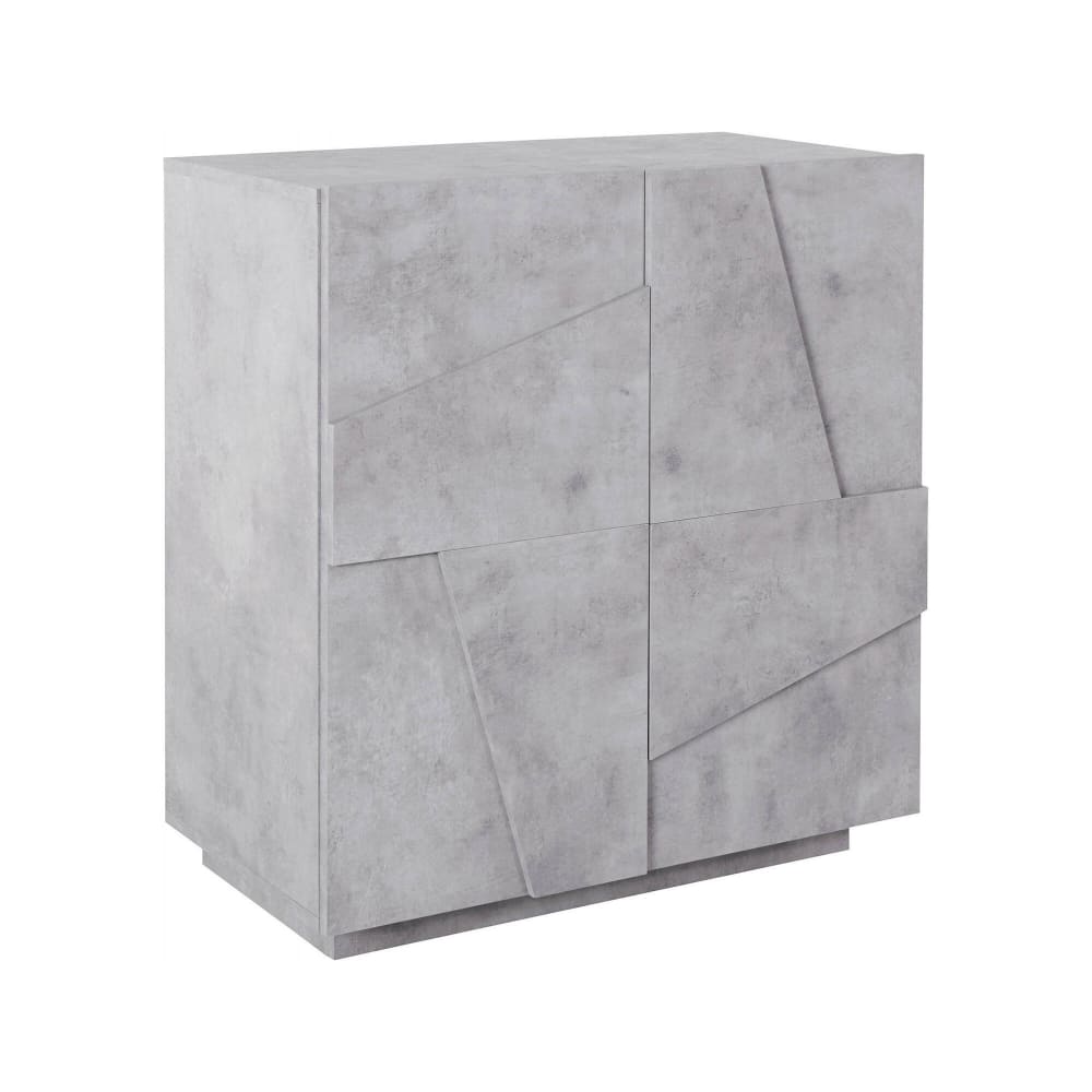 Wohnli Möbelsuche - Sideboard aus Zement mit Holzeffekt 81x44h86 cm