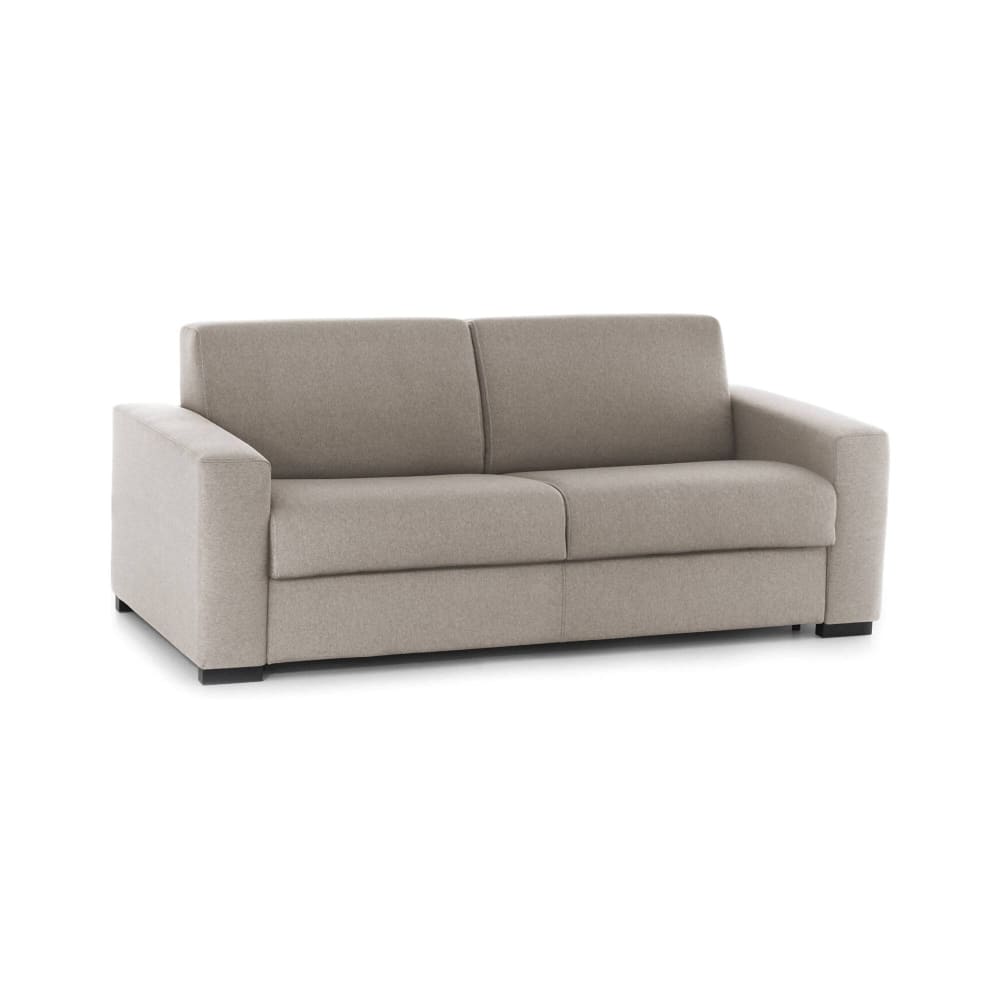 wohnli-moebel-suche-M24110517 Wohnli Möbelsuche - Schlafsofa 3 Plätze in taubengrauem Stoff 200x95h90 cm
