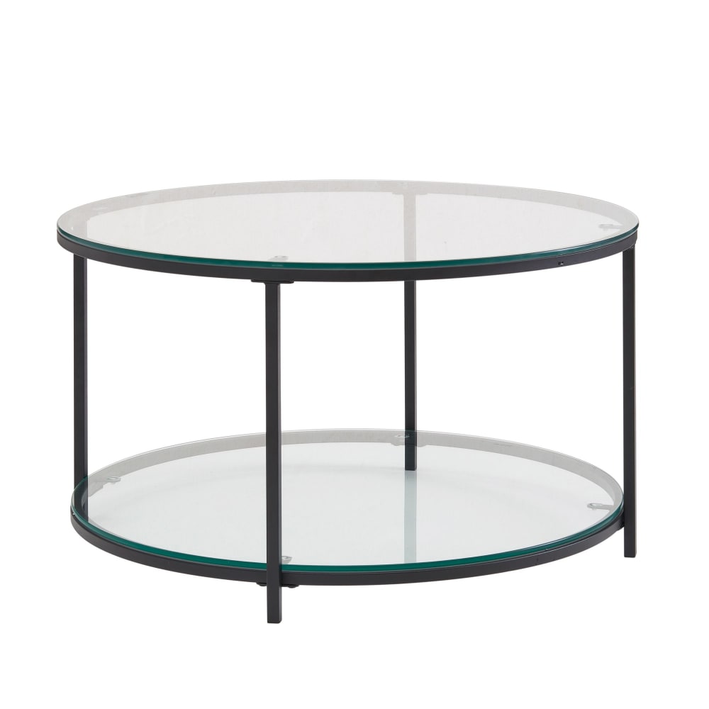 wohnli-moebel-suche-M24110791 Wohnli Möbelsuche - Couchtisch rund mit Ablage aus Glas