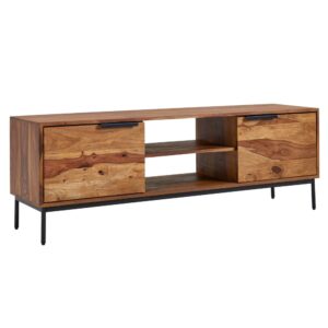 wohnli-moebel-suche-M24110860 Wohnli Möbelsuche - Lowboard mit 2 Türen aus Sheesham Massivholz