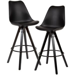 Wohnli Möbelsuche - 2er Set Barhocker aus Kunstleder