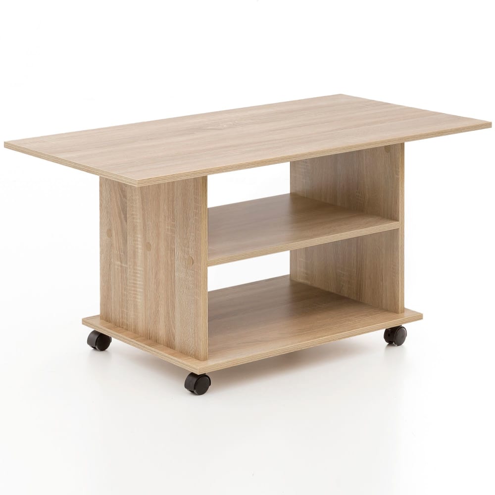 wohnli-moebel-suche-M24111008 Wohnli Möbelsuche - Couchtisch rechteckig mit Ablagen aus Spanplatte