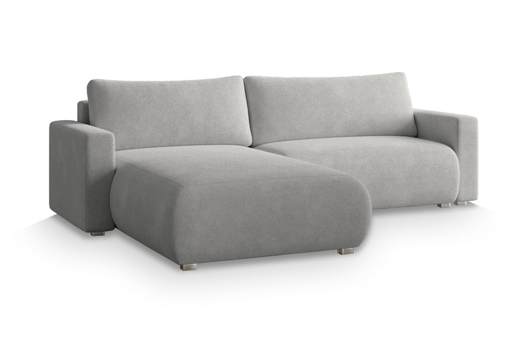 wohnli-moebel-suche-M24111254 Wohnli Möbelsuche - Ecksofa mit Schlaffunktion aus Bouclé-Stoff