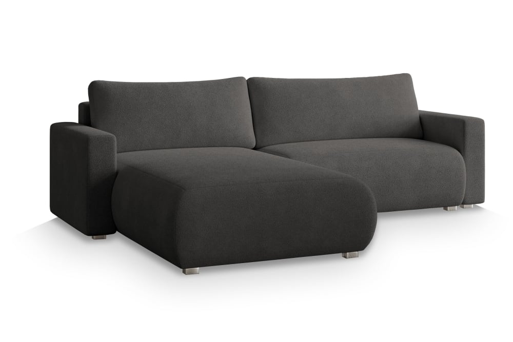 wohnli-moebel-suche-M24111267 Wohnli Möbelsuche - Ecksofa mit Schlaffunktion aus Bouclé-Stoff