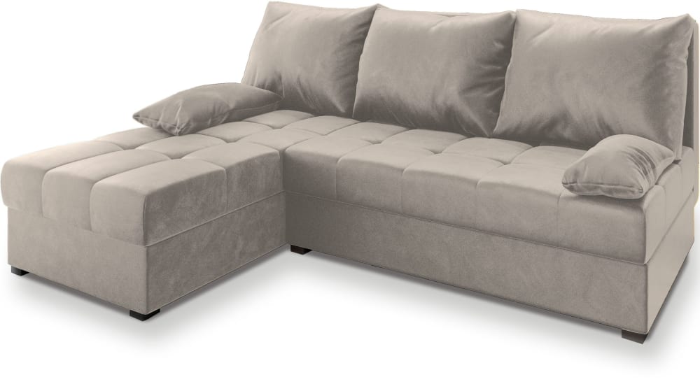 wohnli-moebel-suche-M24111324 Wohnli Möbelsuche - Ecksofa mit Schlaffunktion aus Plüsch-Stoff