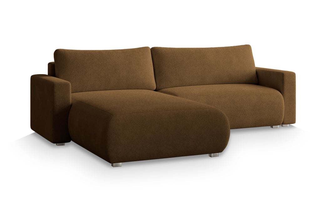 wohnli-moebel-suche-M24111363 Wohnli Möbelsuche - Ecksofa mit Schlaffunktion aus Bouclé-Stoff