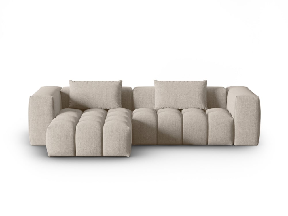 wohnli-moebel-suche-M24111850 Wohnli Möbelsuche - 3-Sitzer modulares Ecksofa links aus strukturiertem Stoff