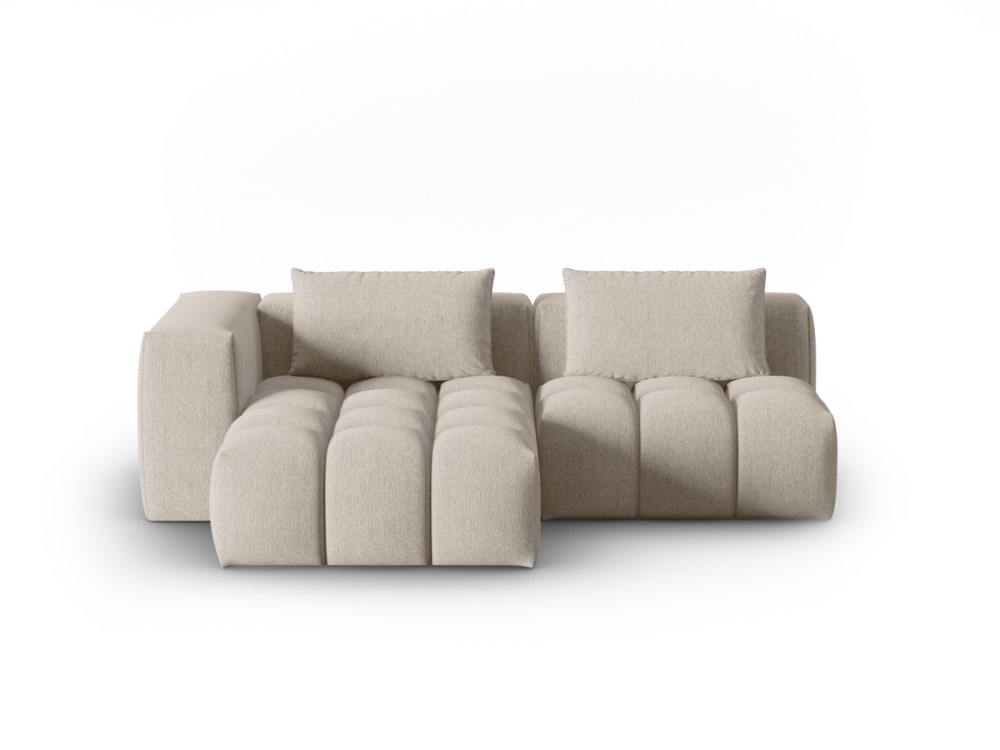 wohnli-moebel-suche-M24111900 Wohnli Möbelsuche - 3-Sitzer modulares Ecksofa links aus strukturiertem Stoff