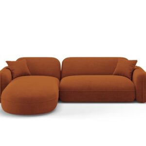 Wohnli Möbelsuche - 4-Sitzer modulares Ecksofa links aus Samt