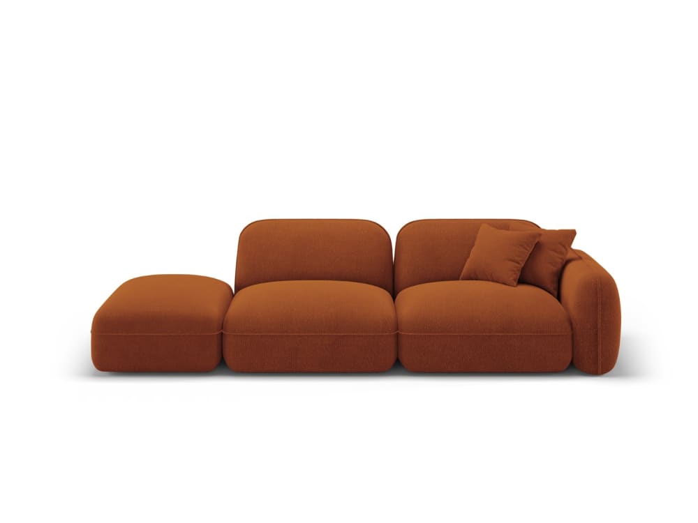 Wohnli Möbelsuche - 3-Sitzer modulares Sofa links aus Samt