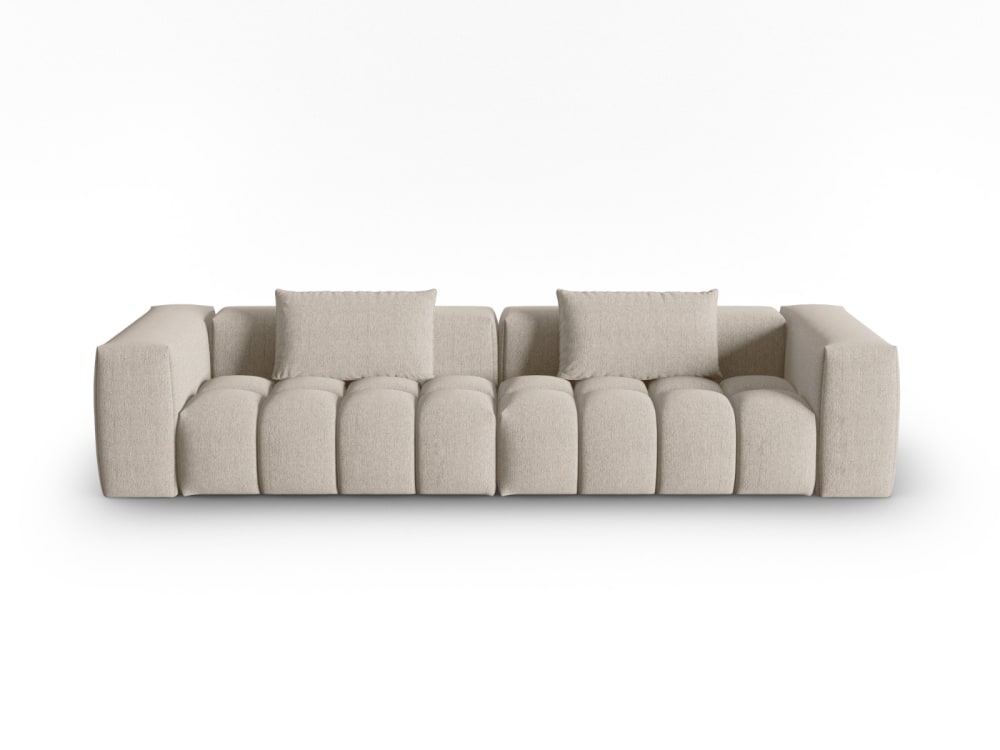 wohnli-moebel-suche-M24112237 Wohnli Möbelsuche - 5-Sitzer modulares Sofa aus strukturiertem Stoff