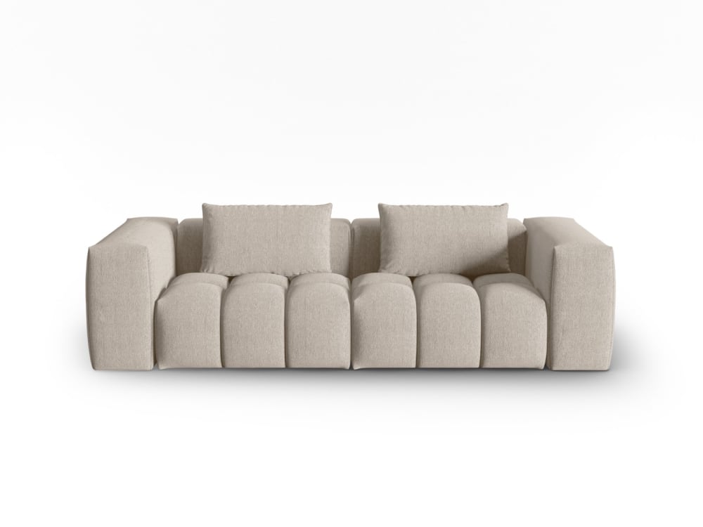 wohnli-moebel-suche-M24112239 Wohnli Möbelsuche - 3-Sitzer modulares Sofa aus strukturiertem Stoff