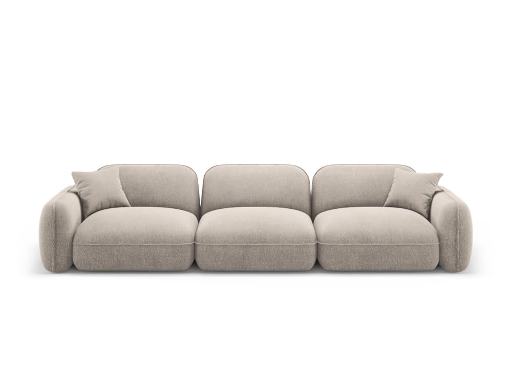 Wohnli Möbelsuche - 4-Sitzer modulares Sofa aus Samt