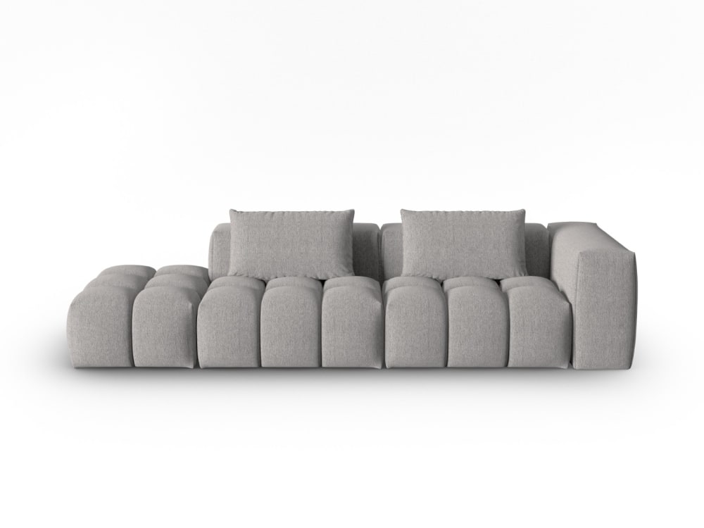 Wohnli Möbelsuche - 3-Sitzer modulares Sofa links aus strukturiertem Stoff