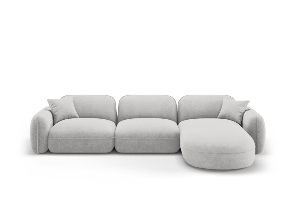 Wohnli Möbelsuche - 4-Sitzer modulares Ecksofa rechts aus Samt