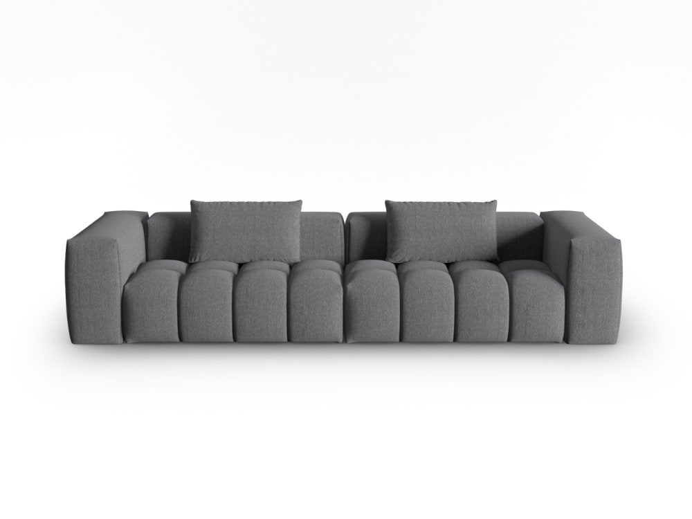 wohnli-moebel-suche-M24112292 Wohnli Möbelsuche - 5-Sitzer modulares Sofa aus strukturiertem Stoff