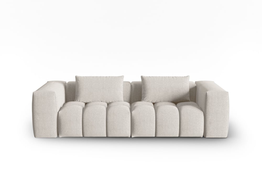 wohnli-moebel-suche-M24112304 Wohnli Möbelsuche - 3-Sitzer modulares Sofa aus strukturiertem Stoff