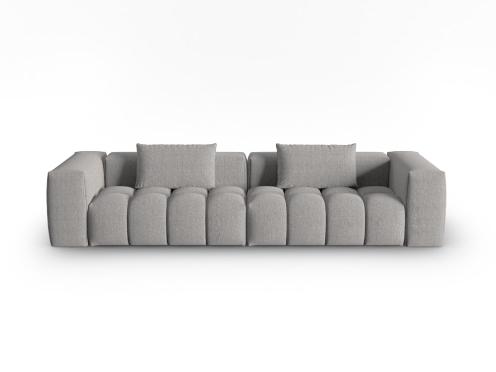 wohnli-moebel-suche-M24112307 Wohnli Möbelsuche - 5-Sitzer modulares Sofa aus strukturiertem Stoff