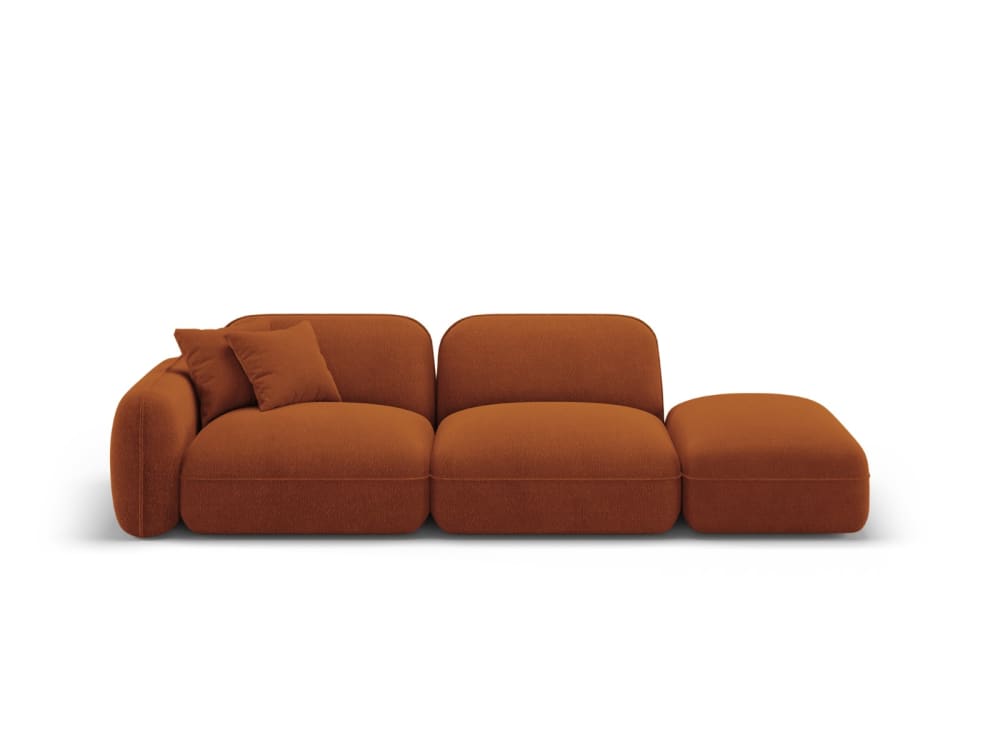 Wohnli Möbelsuche - 3-Sitzer modulares Sofa rechts aus Samt