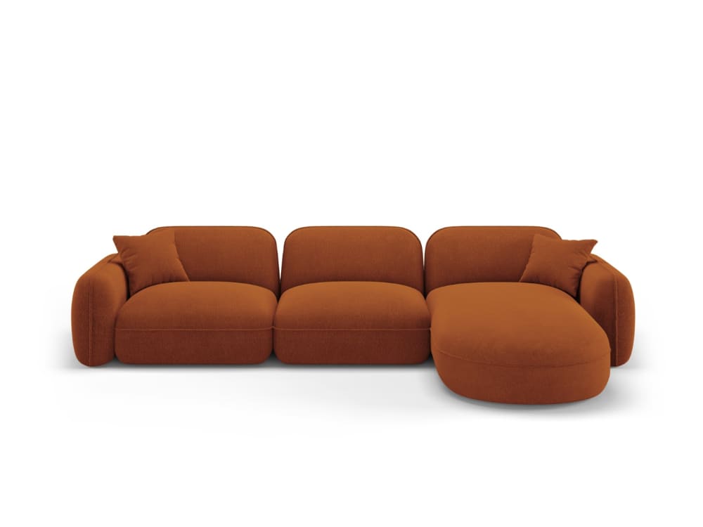 Wohnli Möbelsuche - 4-Sitzer modulares Ecksofa rechts aus Samt