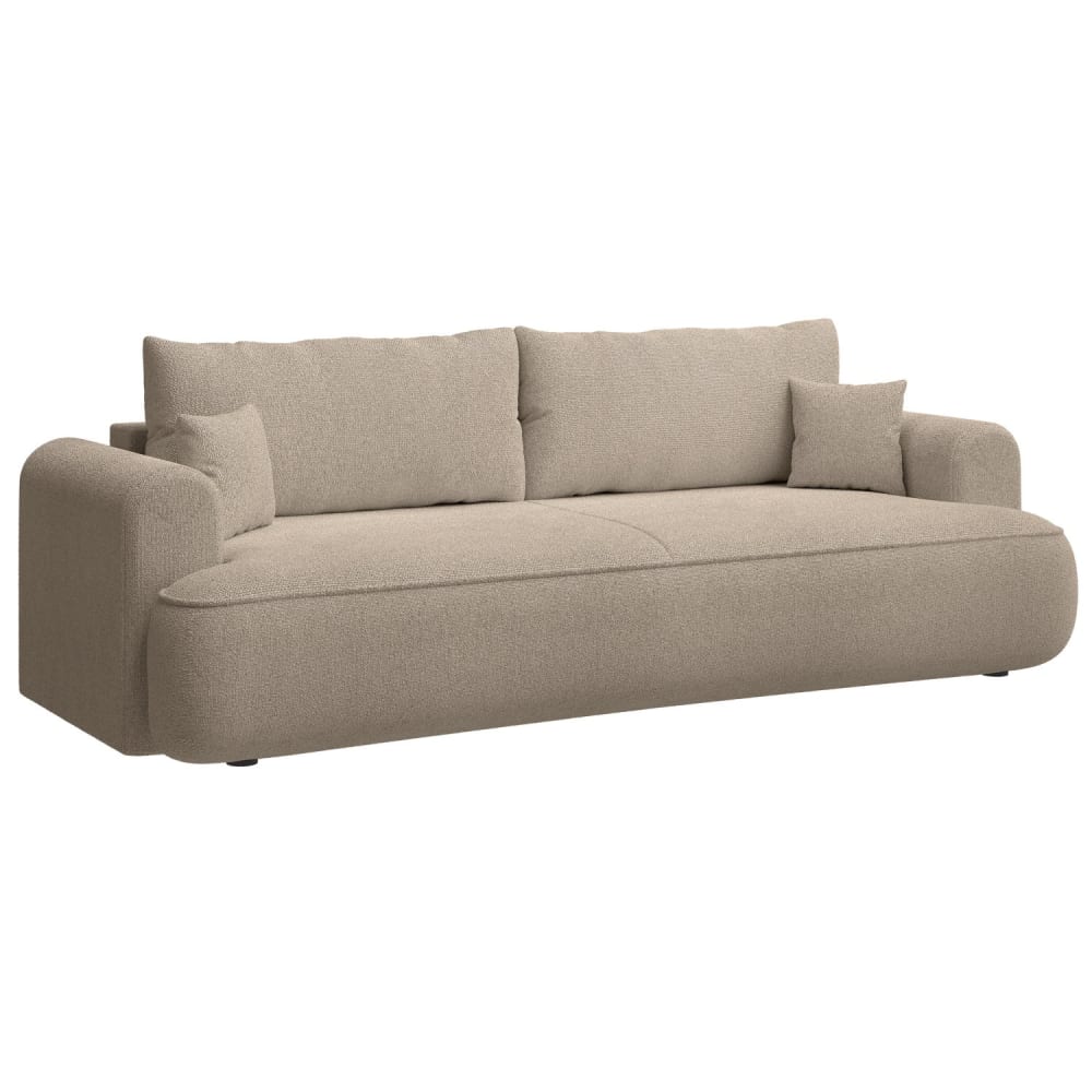 Wohnli Möbelsuche - 3-Sitzer Schlafsofa mit Bettkasten und Chenille-Bezug