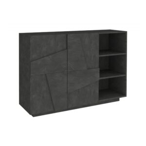 Wohnli Möbelsuche - Sideboard in Schieferholzoptik 121x38h86 cm