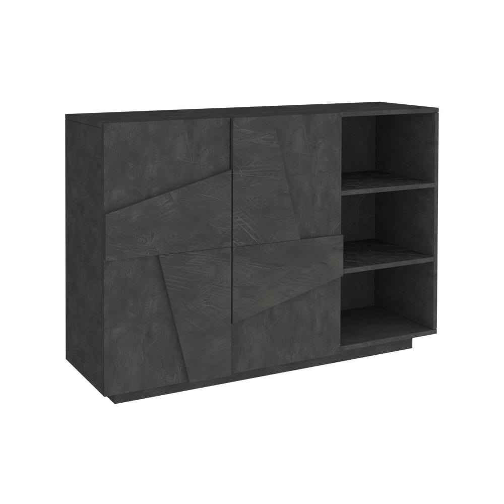 Wohnli Möbelsuche - Sideboard in Schieferholzoptik 121x38h86 cm