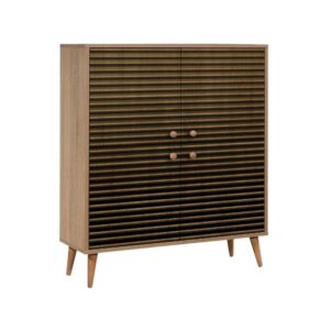 Wohnli Möbelsuche - Sideboard Eiche Holzeffekt 95x36h111 cm