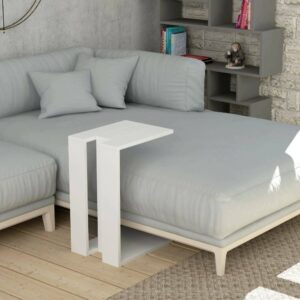 wohnli-moebel-suche-M24113586-1 Couchtisch in Holzoptik weiß 80x80h40 cm 30x57x40cm Holz Weiß Dmora Möbel Wohnzimmermöbel Couchtische