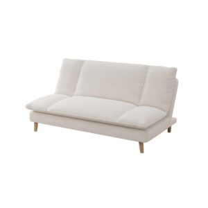 wohnli-moebel-suche-M24115905-1 Sofa mit 3 Plätzen in beigem Stoff umwandelbar 188x92x85cm Holz Beige Concept Usine Sofas und Sessel Sofas Schlafsofas