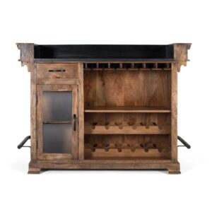 wohnli-moebel-suche-M24117792 Wohnli Möbelsuche - Barschrank aus Mangoholz Granit und Metall 150 cm braun