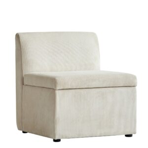 Wohnli Möbelsuche - Modulares Sofa (1-Sitzer) aus Cordsamt Beige