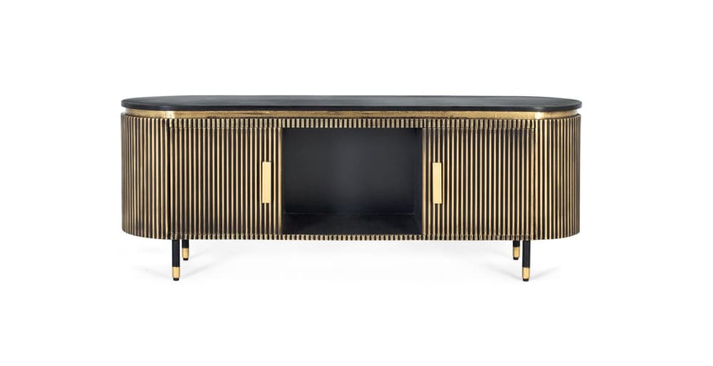 wohnli-moebel-suche-M24119164 Wohnli Möbelsuche - TV-Schrank aus Mangoholz und Bronze 150 cm
