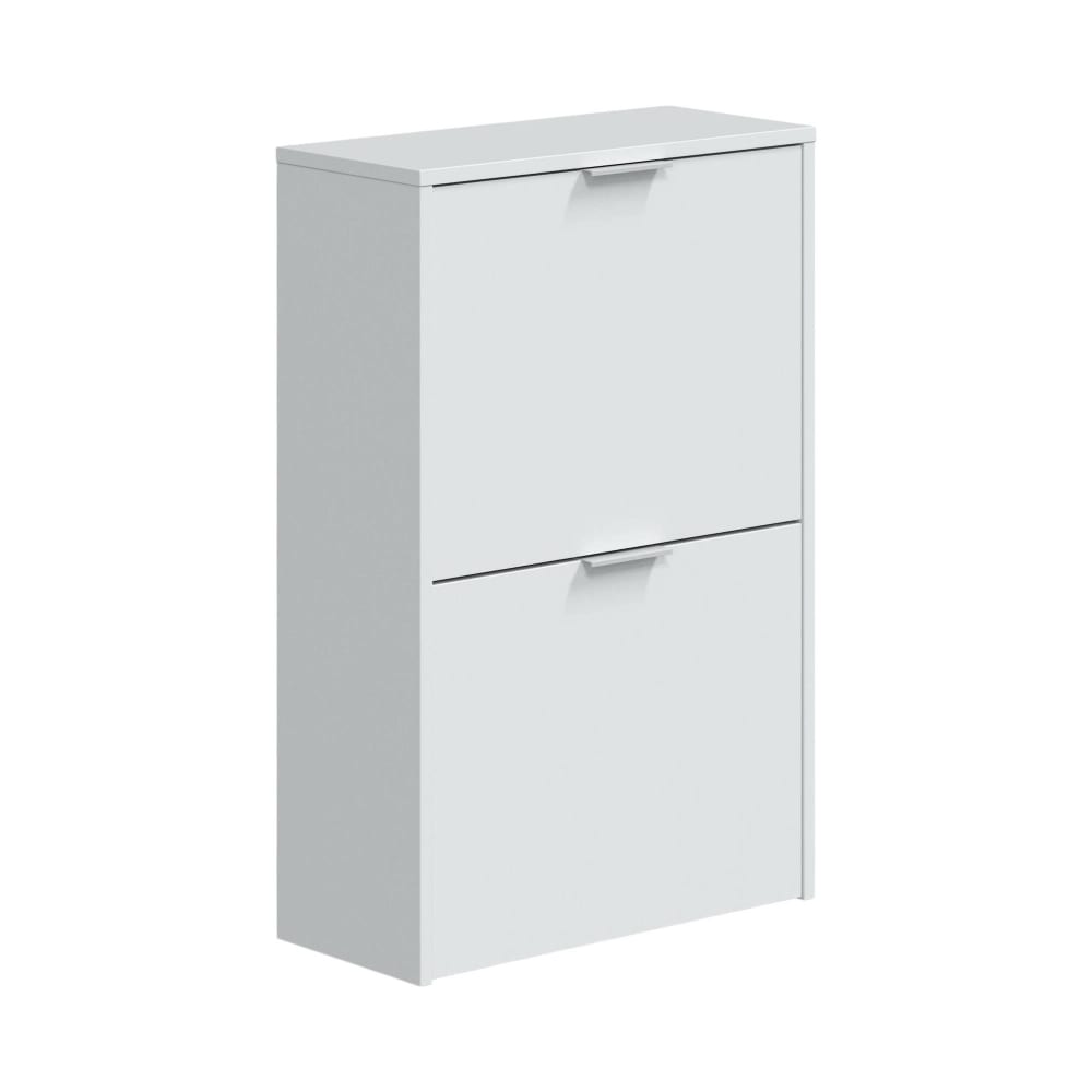 Wohnli Möbelsuche - Schuhschrank weiß Holzoptik 90x60h80 cm