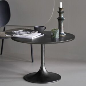 wohnli-moebel-suche-M24119657-1 Couchtisch aus Aluminium, schwarz 61x40x61cm Aluminium Schwarz house doctor Möbel Wohnzimmermöbel Couchtische