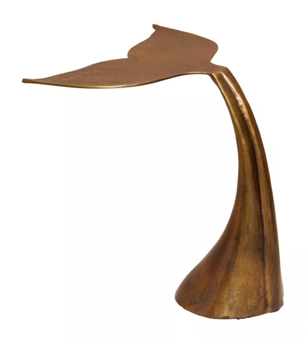 wohnli-moebel-suche-M24120099 Wohnli Möbelsuche - Aluminium Beistelltisch mit Messingfinish