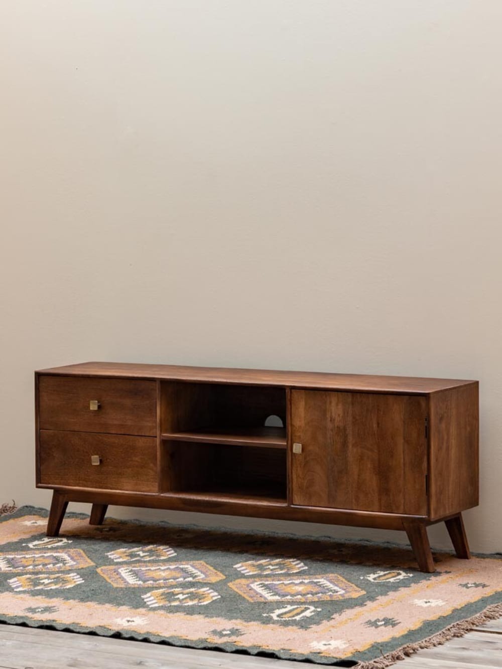 150x57x35cm Holz Braun Chehoma Möbel Wohnzimmermöbel TV-Möbel