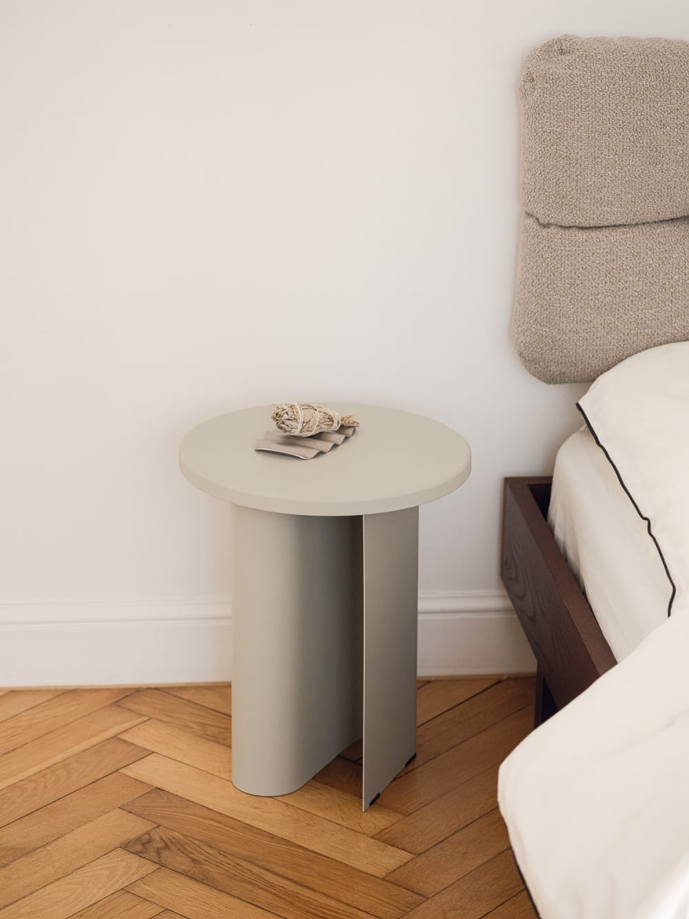 35x43x35cm Edelstahl Grau noo.ma Möbel Wohnzimmermöbel Beistelltische