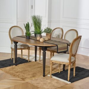 für 4/6 Gedecke schwarz