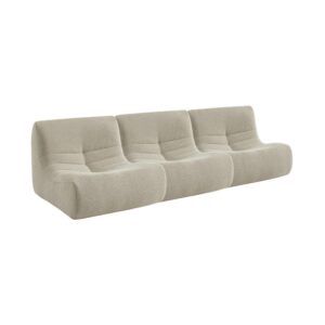 wohnli-moebel-suche-M24124230 Wohnli Möbelsuche - 3er-Set Sessel mit strukturiertem Bouclé-Bezug beige