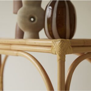 120x80x35cm Rattan Beige Tikamoon Möbel Wohnzimmermöbel Konsolentische