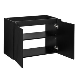 Schwarz und Holzoptik