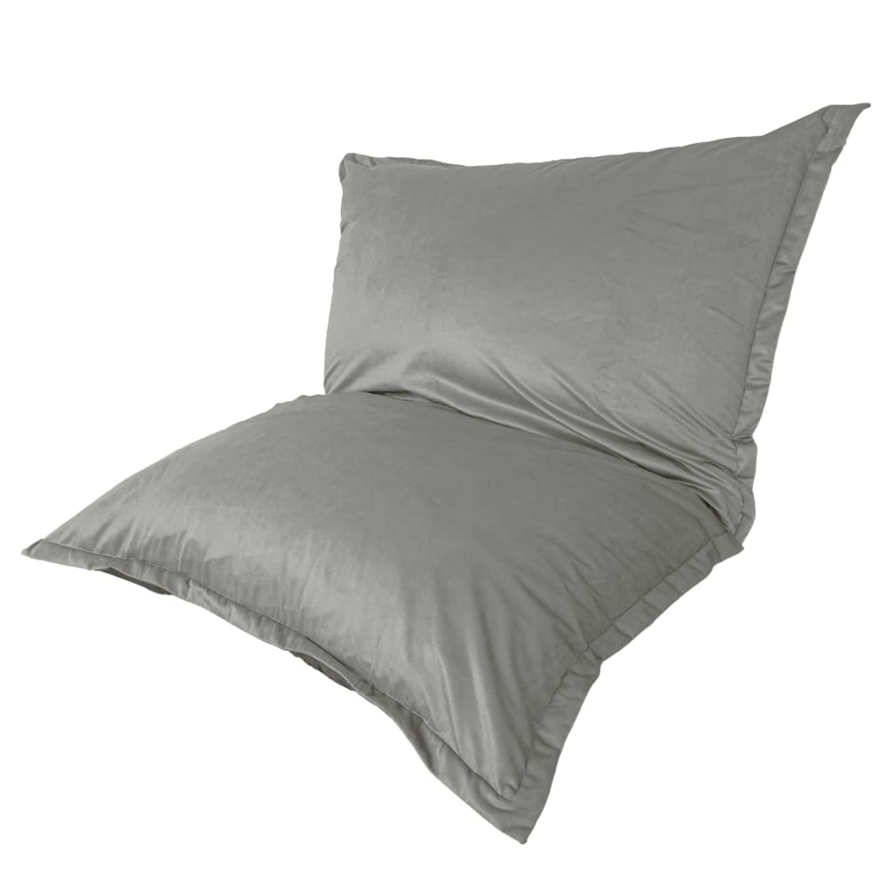 wohnli-moebel-suche-M24127193 Wohnli Möbelsuche - Innensitzsack XXL - Samtbezug - 190x155cm - Grau