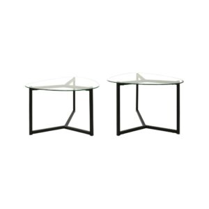 wohnli-moebel-suche-M24128358 Wohnli Möbelsuche - Couchtisch aus schwarzem Metall 82x58x40h cm