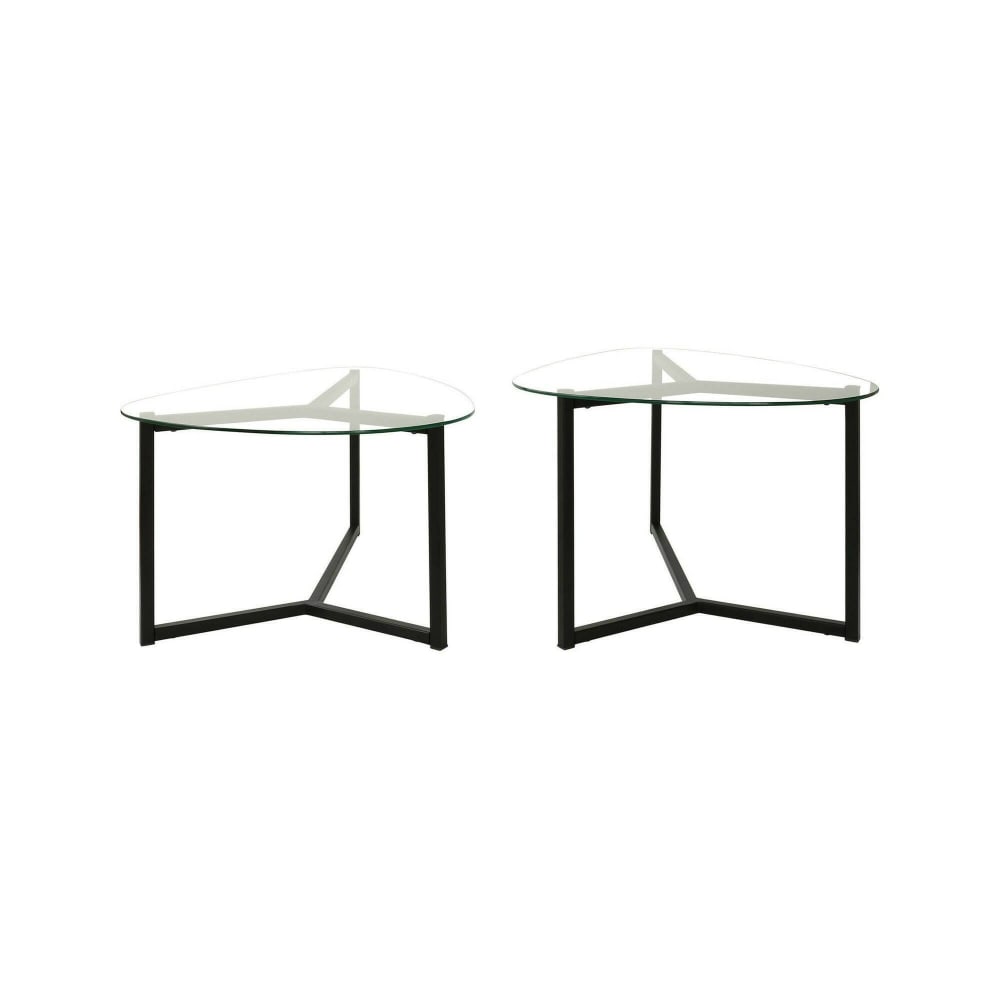wohnli-moebel-suche-M24128358 Wohnli Möbelsuche - Couchtisch aus schwarzem Metall 82x58x40h cm