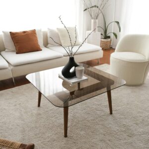 wohnli-moebel-suche-M24128385-1 Couchtisch aus Massivholz in Braun-Bronze 80x40x80cm Holz Braun Dmora Möbel Wohnzimmermöbel Couchtische
