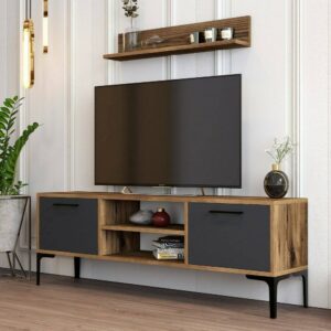 Mobile porta TV 140x48x30cm Holz Braun Dmora Möbel Wohnzimmermöbel TV-Möbel