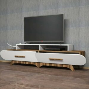 Mobile porta TV 205x50x37cm Holz Braun Dmora Möbel Wohnzimmermöbel TV-Möbel