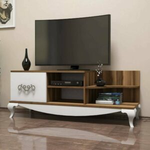 Mobile porta TV 130x51x45cm Holz Braun Dmora Möbel Wohnzimmermöbel TV-Möbel